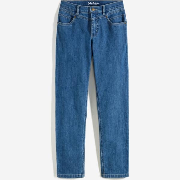 jeans dritti bonprix blu