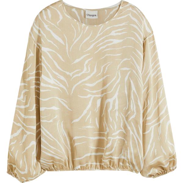 bluse bonprix marrone