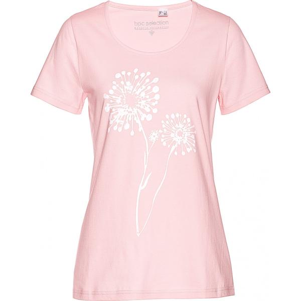 t-shirt Bpc selection rosa con stampe