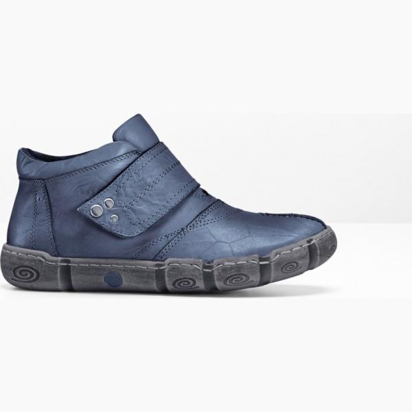 Scarponcini con borchie suola piatta blu Bpc selection blu