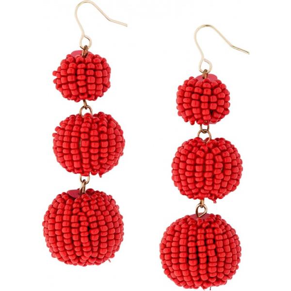Orecchini a goccia rosso Bodyflirt nero