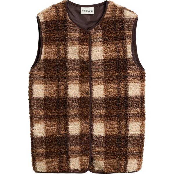 gilet bonprix marrone