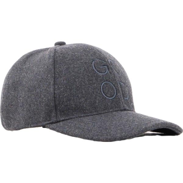 Cappello con visiera da donna in grigio scuro in lana bonprix