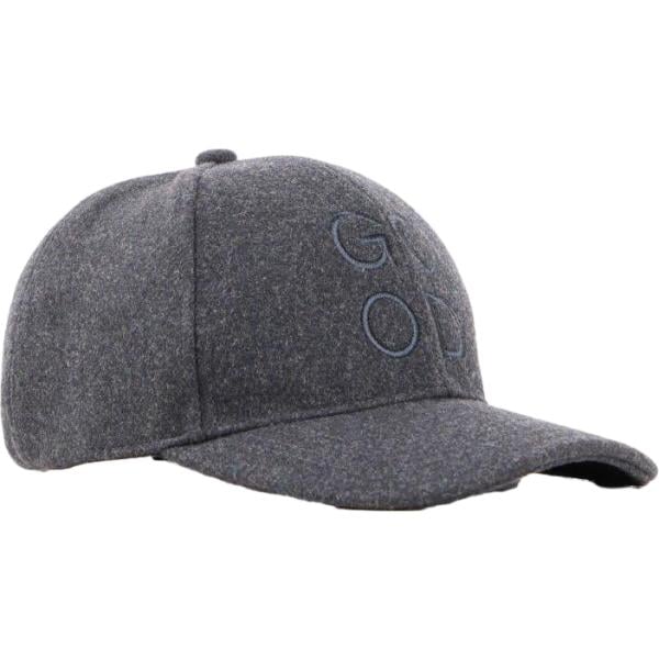 Cappello con visiera da donna in grigio scuro in lana bonprix