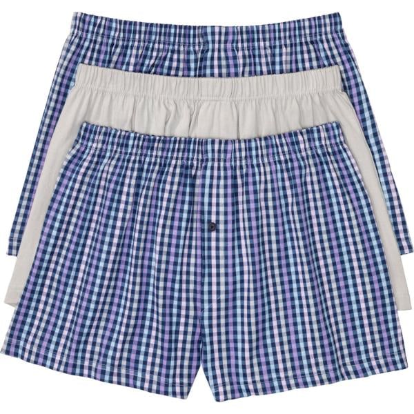 boxer bonprix blu a quadri