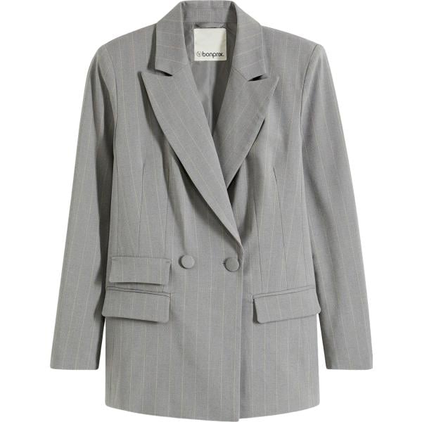 blazer bonprix grigio a righe