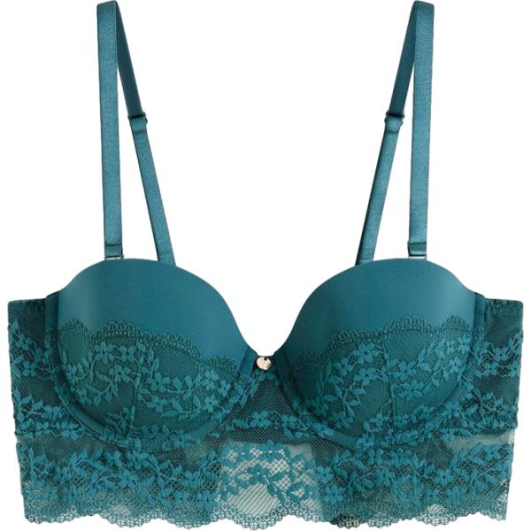 reggiseni a balconcino bonprix verde a fiori