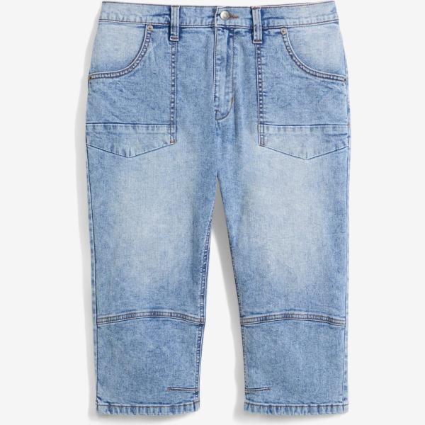jeans dritti bonprix blu