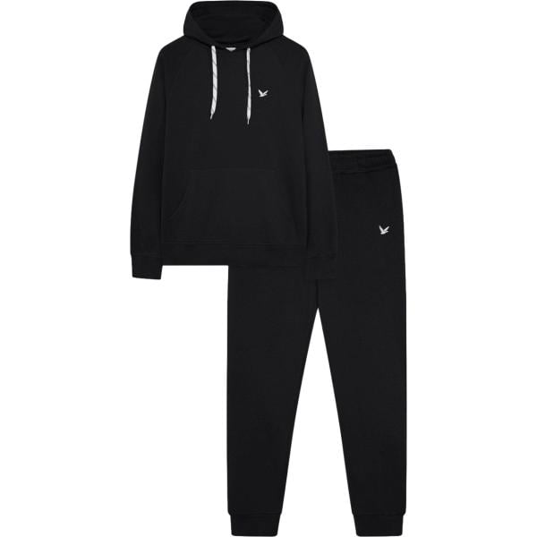 Tuta sportiva da uomo in nero pece bonprix