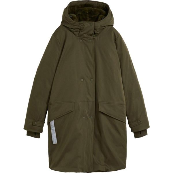 Giacca da donna in verde scuro tessuto impermeabile bonprix