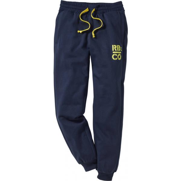 pantaloni Rainbow blu con stampe
