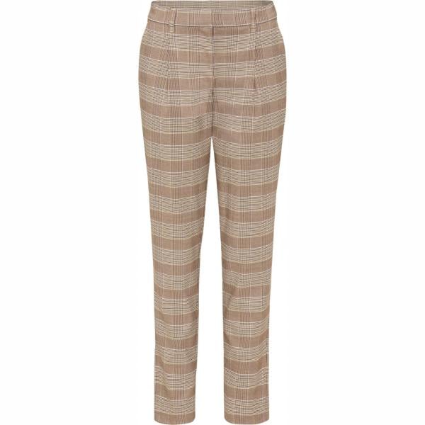 pantaloni Bodyflirt marrone a quadri