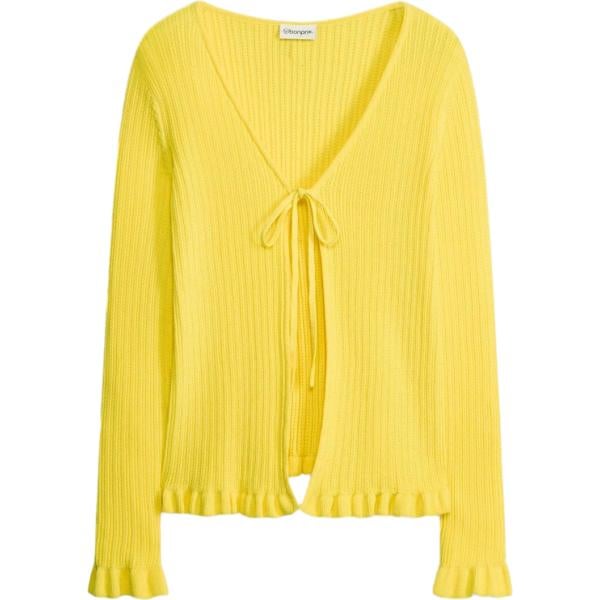 cardigans bonprix giallo