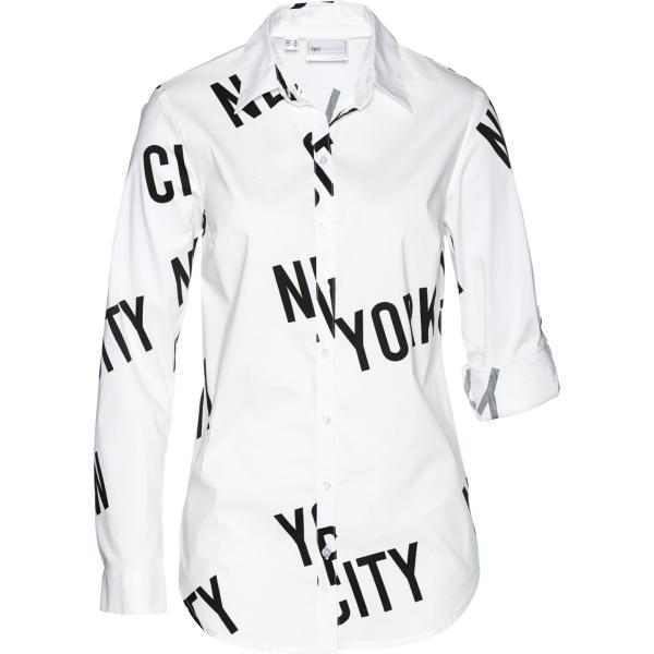 camicie bonprix bianco