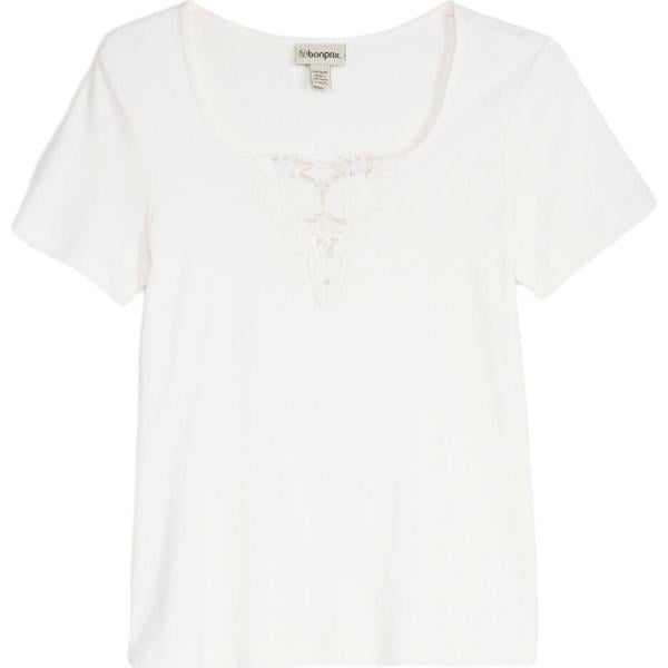 t-shirt bonprix bianco