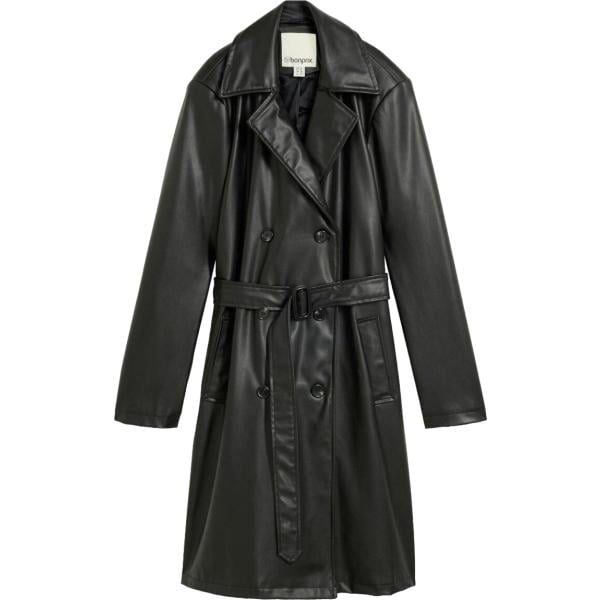 trench bonprix nero