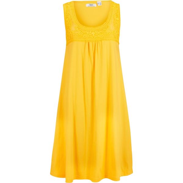 vestiti senza maniche Bpc bonprix collection giallo
