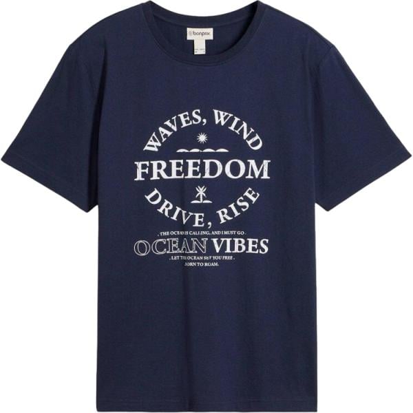 t-shirt bonprix blu