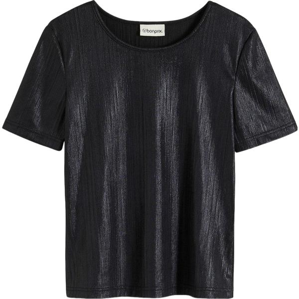 t-shirt bonprix nero