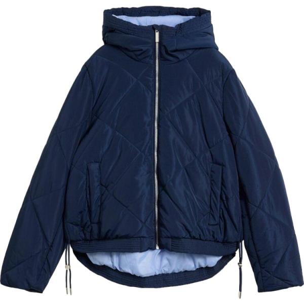 Giacca soprabito da donna in blu scuro corto bonprix