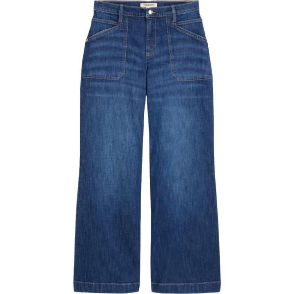 Jeans da donna in blu scuro in denim bonprix