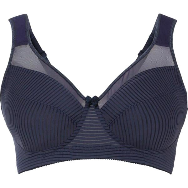 Reggiseno da donna senza ferretto in blu scuro con spalline bonprix