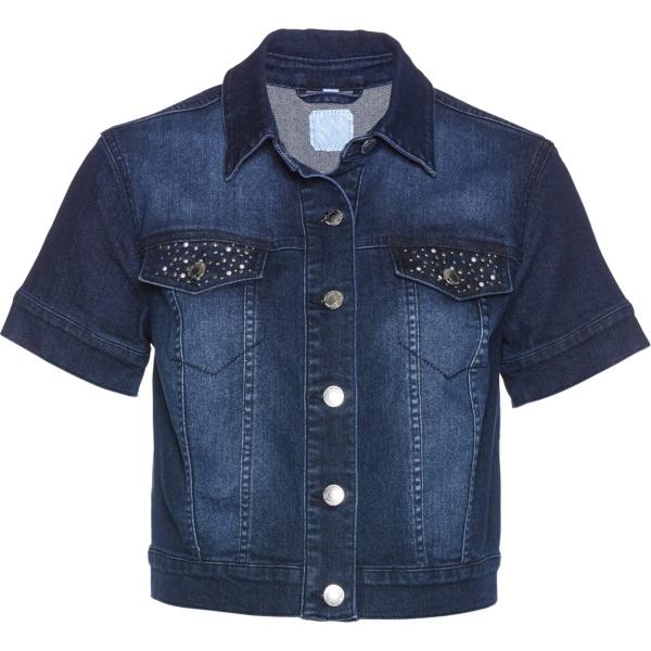 Bolero in denim blu Bpc bonprix collection blu