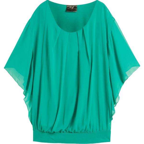 bluse bonprix verde