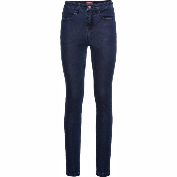 Jeans vita alta in denim blu Marco Tozzi nero