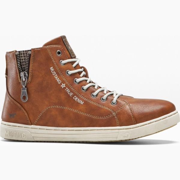 sneakers alte Mustang marrone
