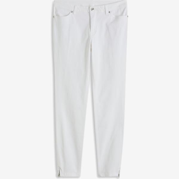 jeans skinny bonprix bianco