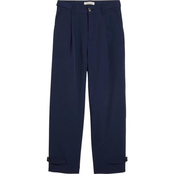 Pantaloni da donna in blu scuro in viscosa bonprix bonprix
