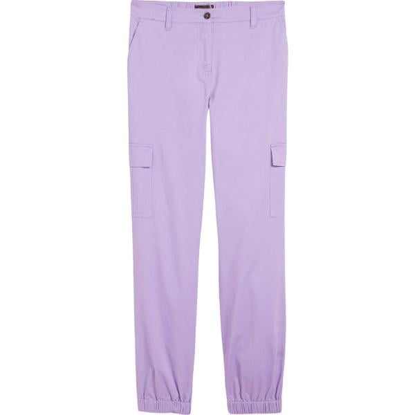 pantaloni cargo bonprix viola