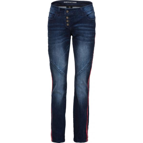 jeans boyfriend Rainbow nero