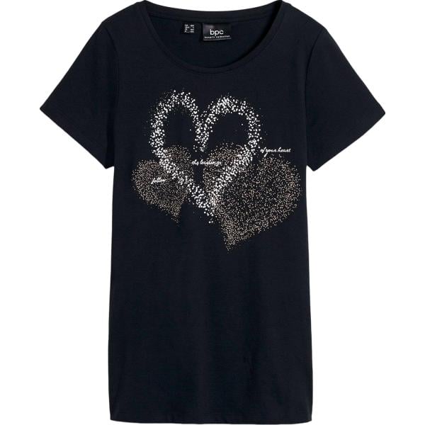 t-shirt bonprix nero