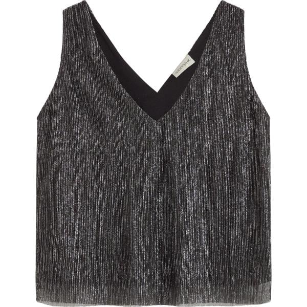 top bonprix grigio