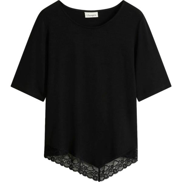 t-shirt bonprix nero