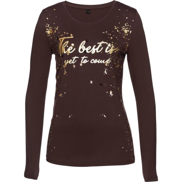 pullovers Bpc selection marrone con stampe