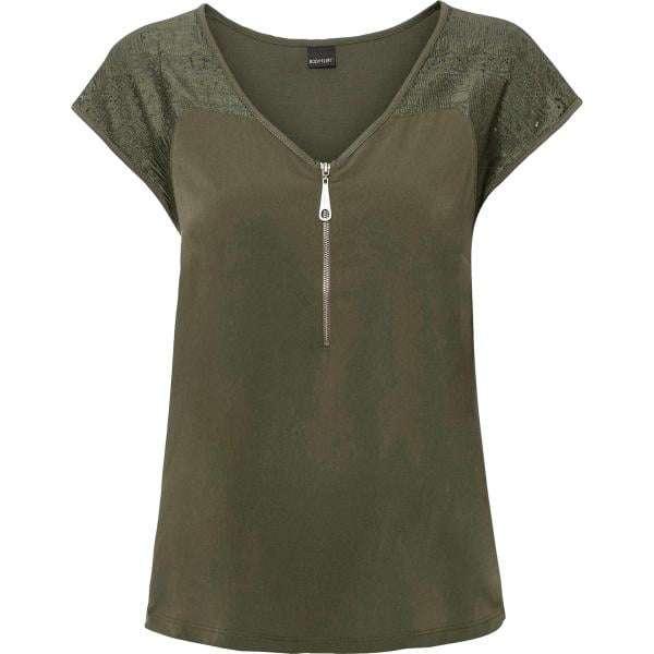 t-shirt bonprix verde