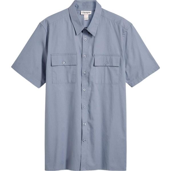 camicie a manica corta bonprix grigio