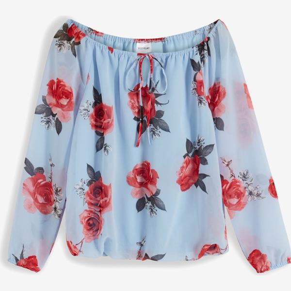 bluse bonprix blu