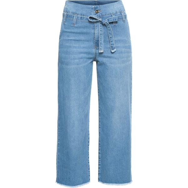 pantaloni capri bonprix blu