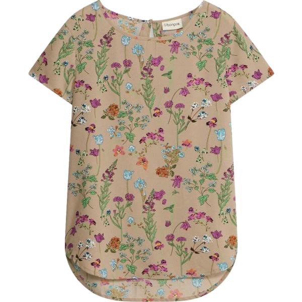 bluse bonprix marrone
