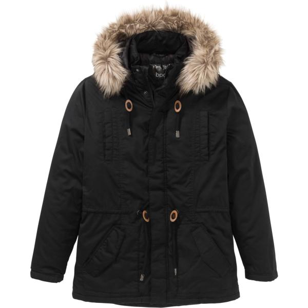 parka Bpc bonprix collection nero