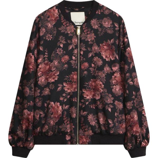 Bomber da donna in nero pece bonprix