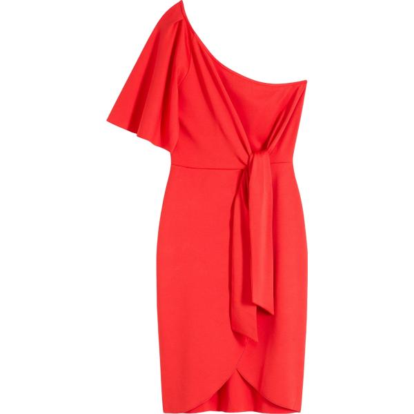 vestiti asimmetrici bonprix rosso