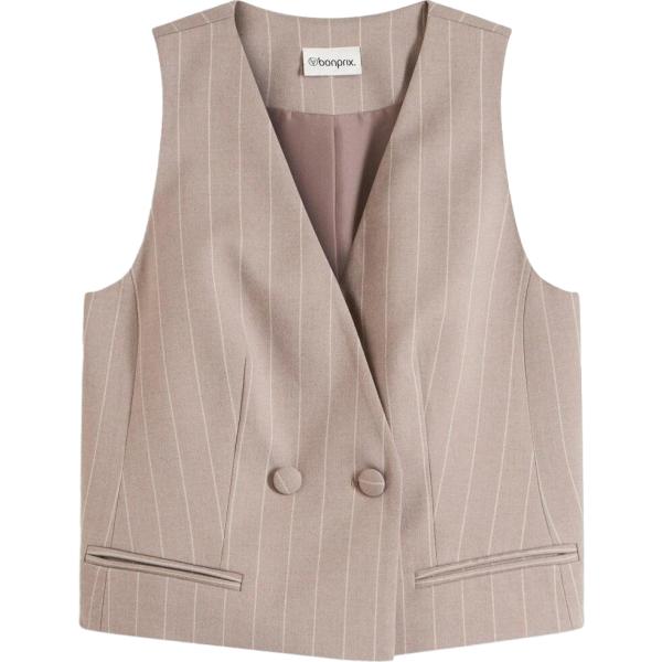 gilet bonprix viola a righe