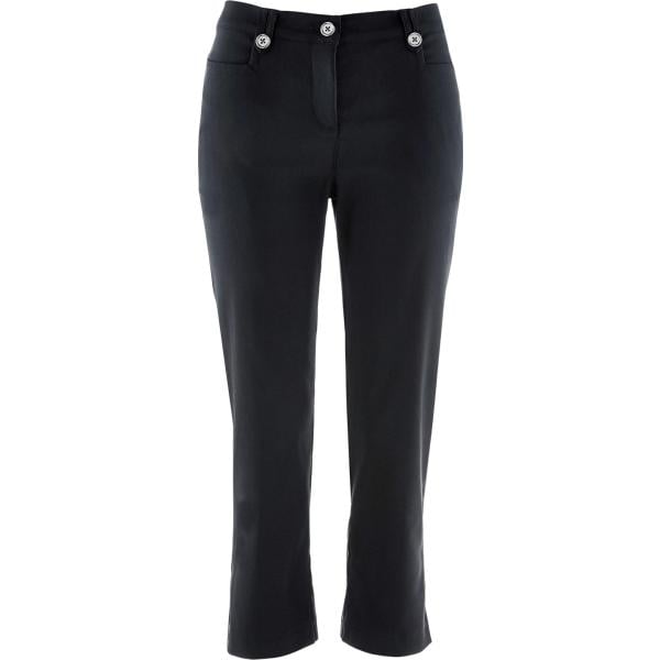pantaloni capri bonprix nero