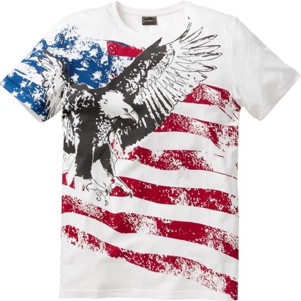 t-shirt John Baner JEANSWEAR bianco con stampe