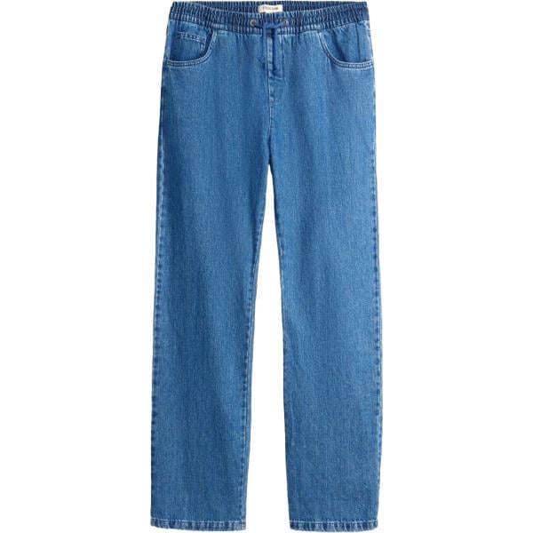 Jeans dritti da uomo in blu medio in denim bonprix